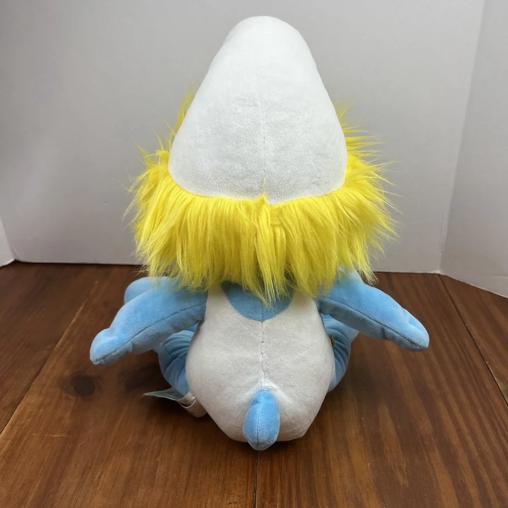 Smurf Build A Bear Workshop Blue Smurfette Girl Toy Plush Stuffed Animal 18
